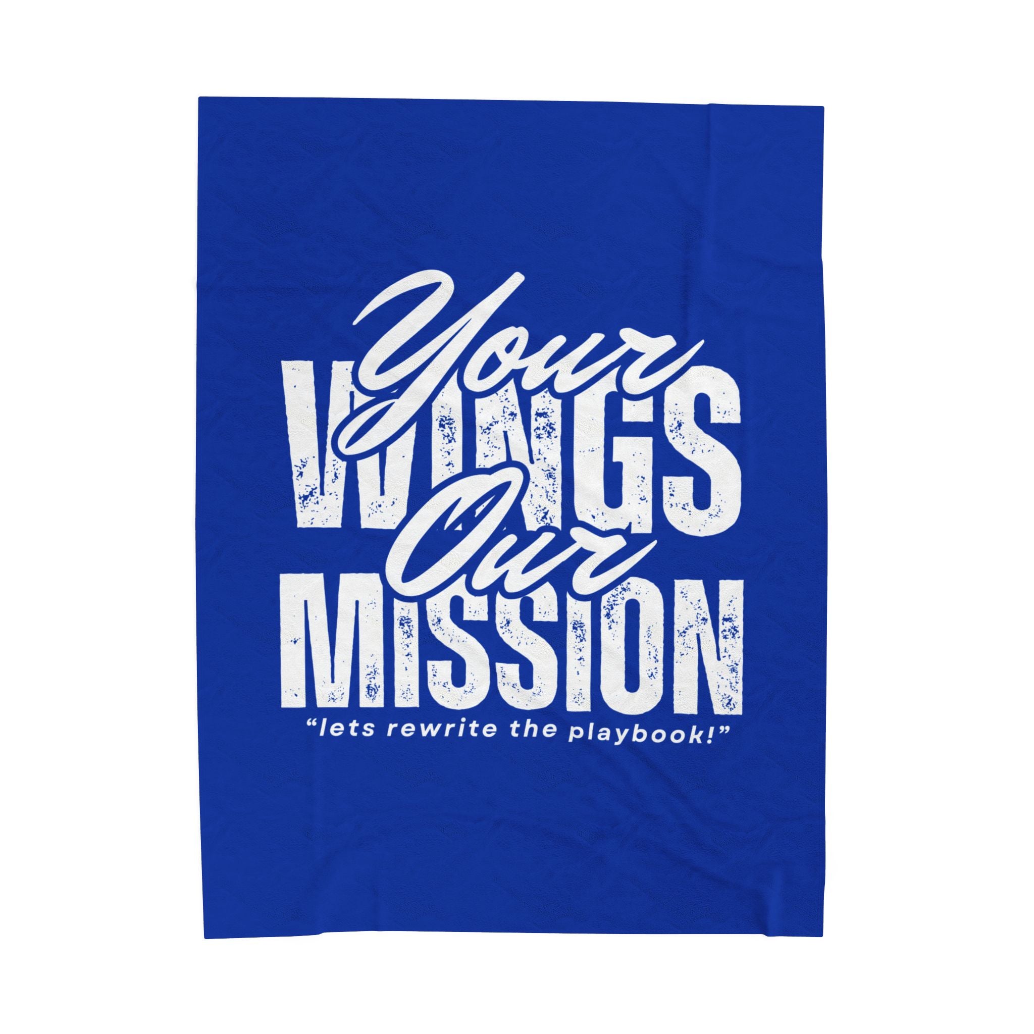 Elevate Plush Blanket – “Your Wings, Our Mission” Edition